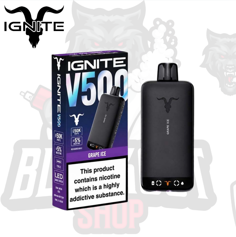 IGNITE V500 – 50000 Puffs – Pod Descartavél