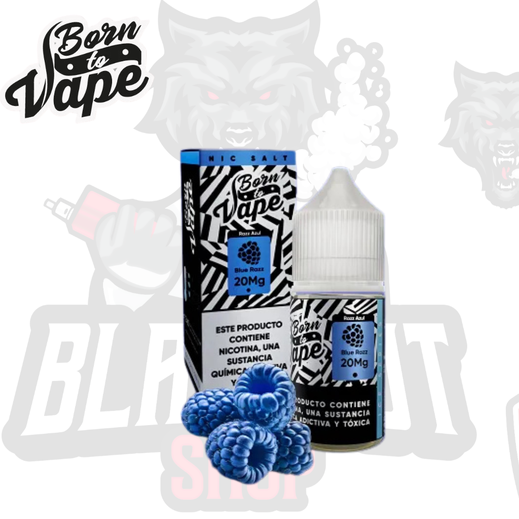 Born To Vape Salt - Blue Razz 30ML 35MG