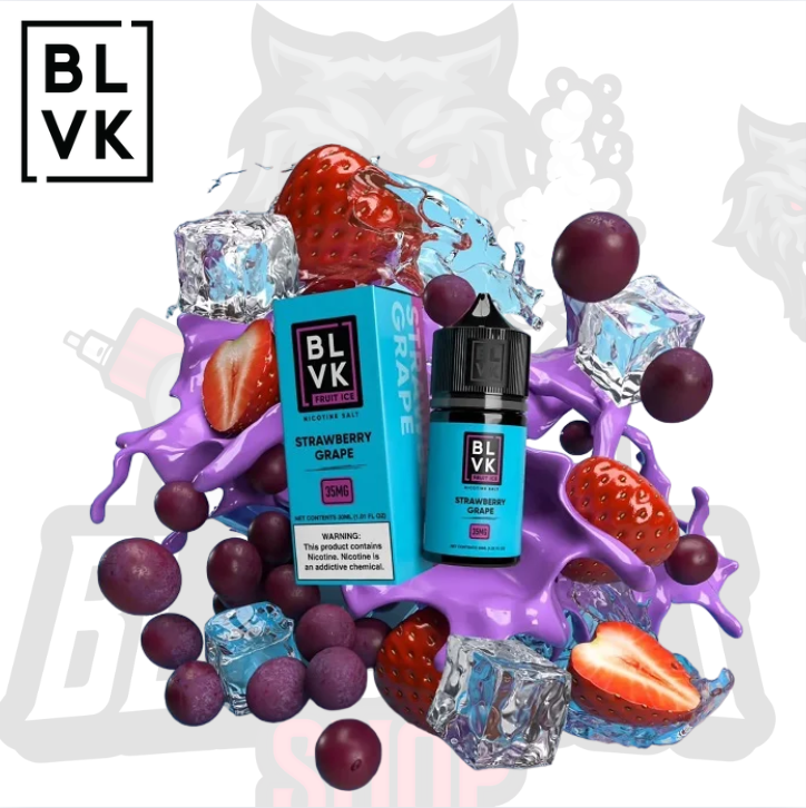 Blvk Salt Remix Strawberry Grape 30ml 35mg - Nic Salt Premium
