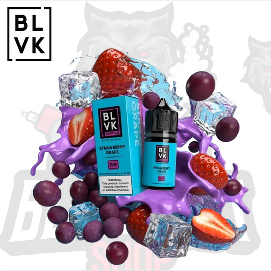 Blvk Salt Remix Strawberry Grape 30ml 35mg - Nic Salt Premium