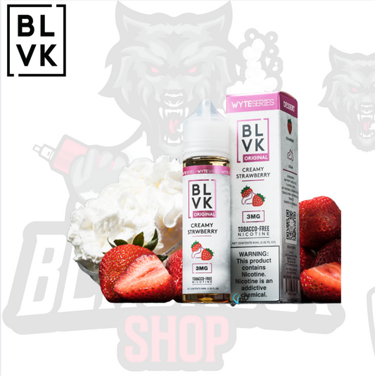 Blvk Original - Creamy Strawberry 60ML 3MG