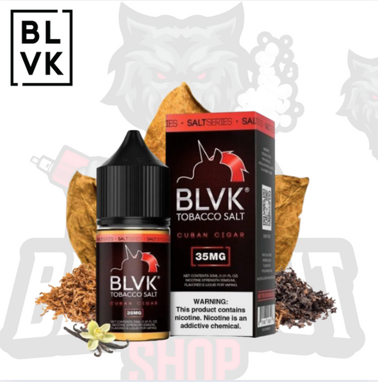 Blvk Salt - Cuban Cigar 30ML 35MG
