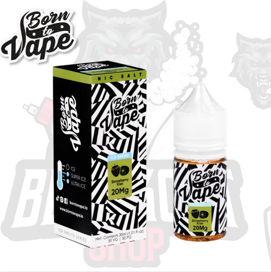 Born To Vape Salt - Strawberry Kiwi 30ML 35MG