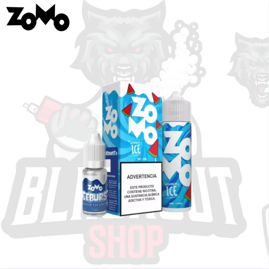 Zomo Salt Watermelon Ice 30ml 35mg - Melancia Gelada Nic Salt Nacional