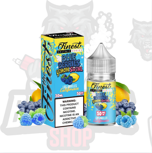 Finest Salt - Blue Berries Lemon Swirl 30ML 50MG