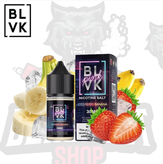 Blvk Salt Pink Iced - Berry Banana 30ML 50MG