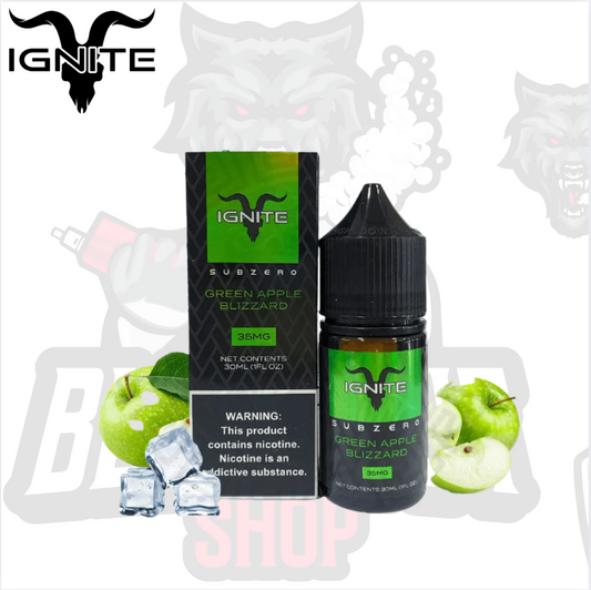 Ignite Salt - Green Apple Blizzard 30ML 35MG