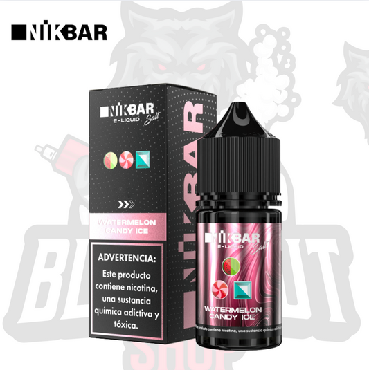 Nikbar Salt - Watermelon Candy Ice 30ML 35MG