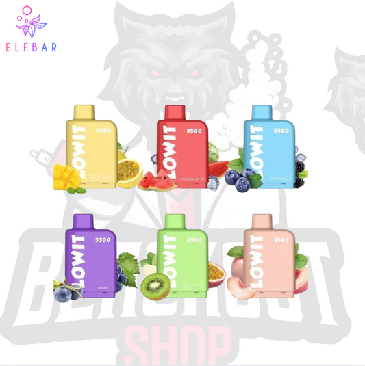 Cartucho Elfbar Lowit 5.500 Puffs