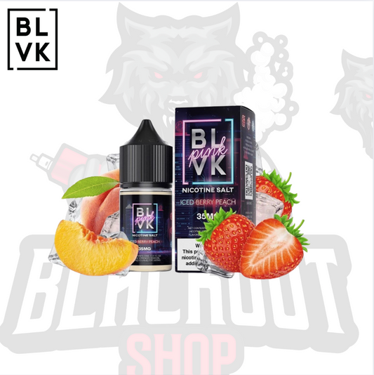Blvk Salt Pink Iced - Berry Peach 30ML 50MG
